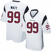 Nike Men & Women & Youth Texans #99 Watt White Team Color Game Jersey